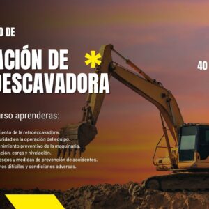 OPERACIÓN DE RETROESCAVADORA