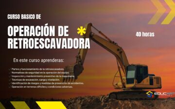 OPERACIÓN DE RETROESCAVADORA
